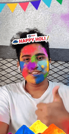 AR filter for Holi by Tonic Worldwide